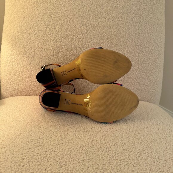 INC Lexini Women's Multicolor Sandals - Size 8 - Picture 5 of 6
